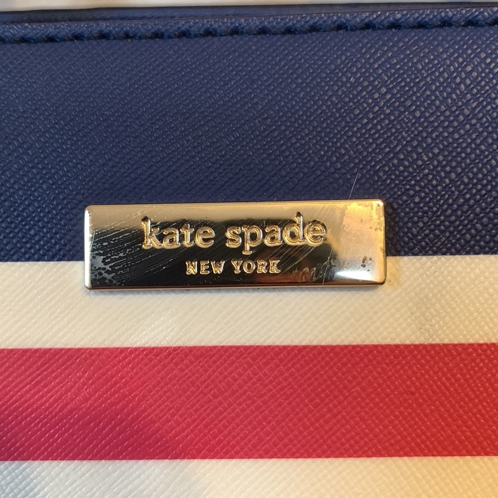 Kate Spade Evangelie Laurel Way Striped Satchel - Picture 4 of 14